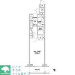 コンフォリア北参道の物件間取画像